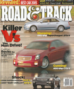 ROAD & TRACK 2005 FEB - CORVETTES, MAZDASPEED, EVO